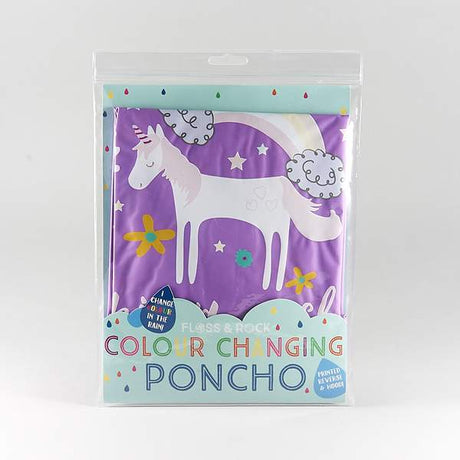 Floss & Rock Changing Color Poncho - Unicorn - Tadpole