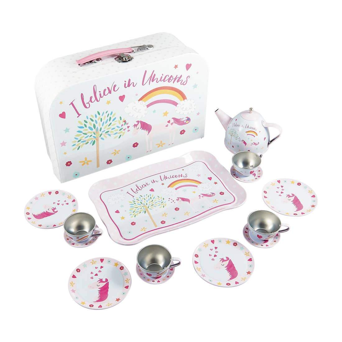 Floss & Rock Fairy Unicorn Tin Tea Set - Tadpole
