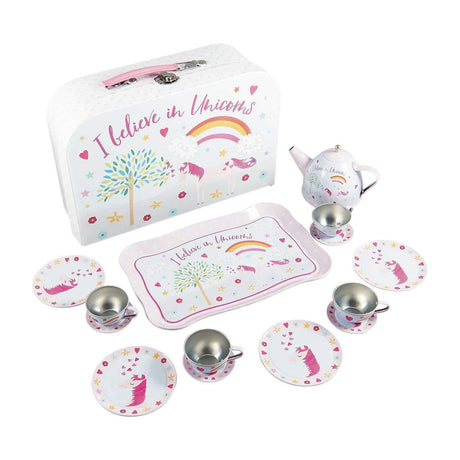 Floss & Rock Fairy Unicorn Tin Tea Set - Tadpole