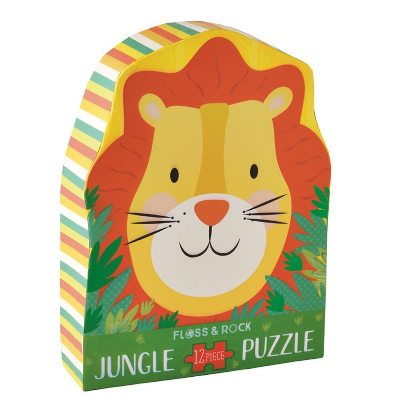 Floss & Rock Lion Shaped 12-piece Puzzle - Tadpole