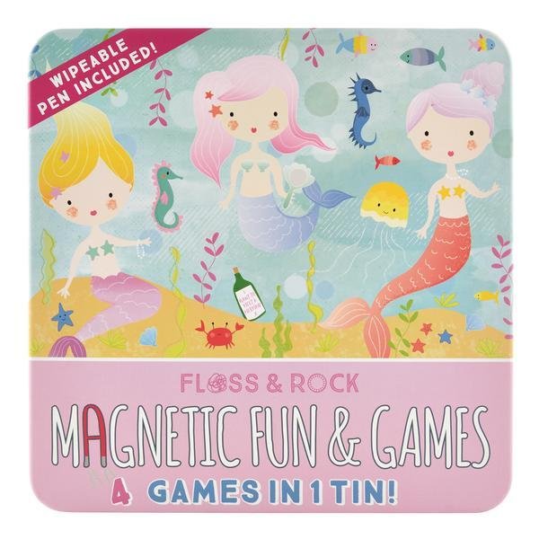 Floss & Rock Mermaid Magnetic Fun and Games Compendium - Tadpole