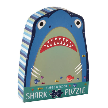Floss & Rock Shark Shaped 12-piece Puzzle - Tadpole