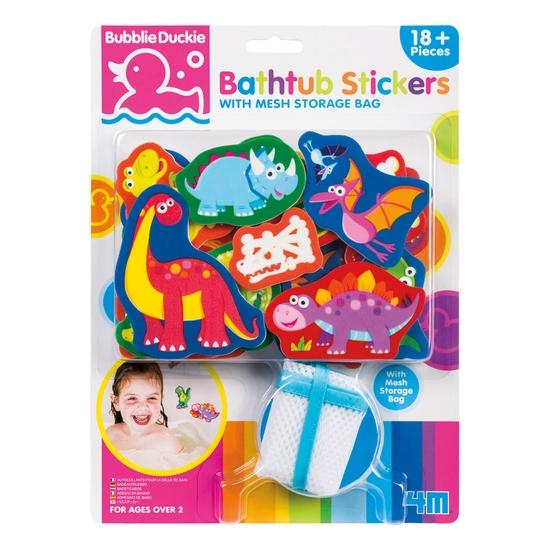 Foam Dino Bathtub Stickers with Mesh Bag - Tadpole