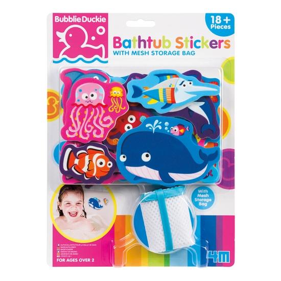 Foam Sea Life Bathtub Stickers with Mesh Bag - Tadpole