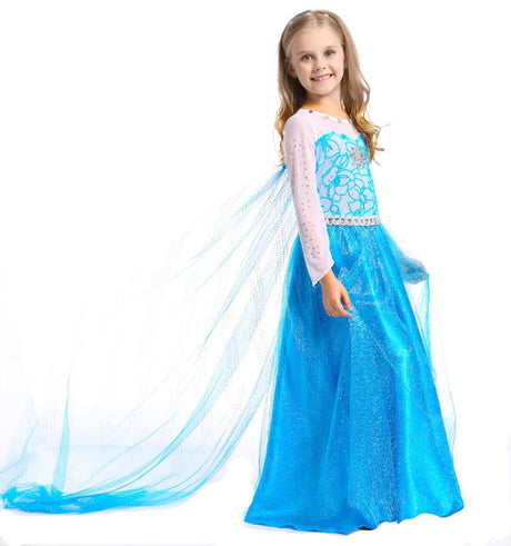Frozen Elsa Dress Costume with Accessories - Tadpole