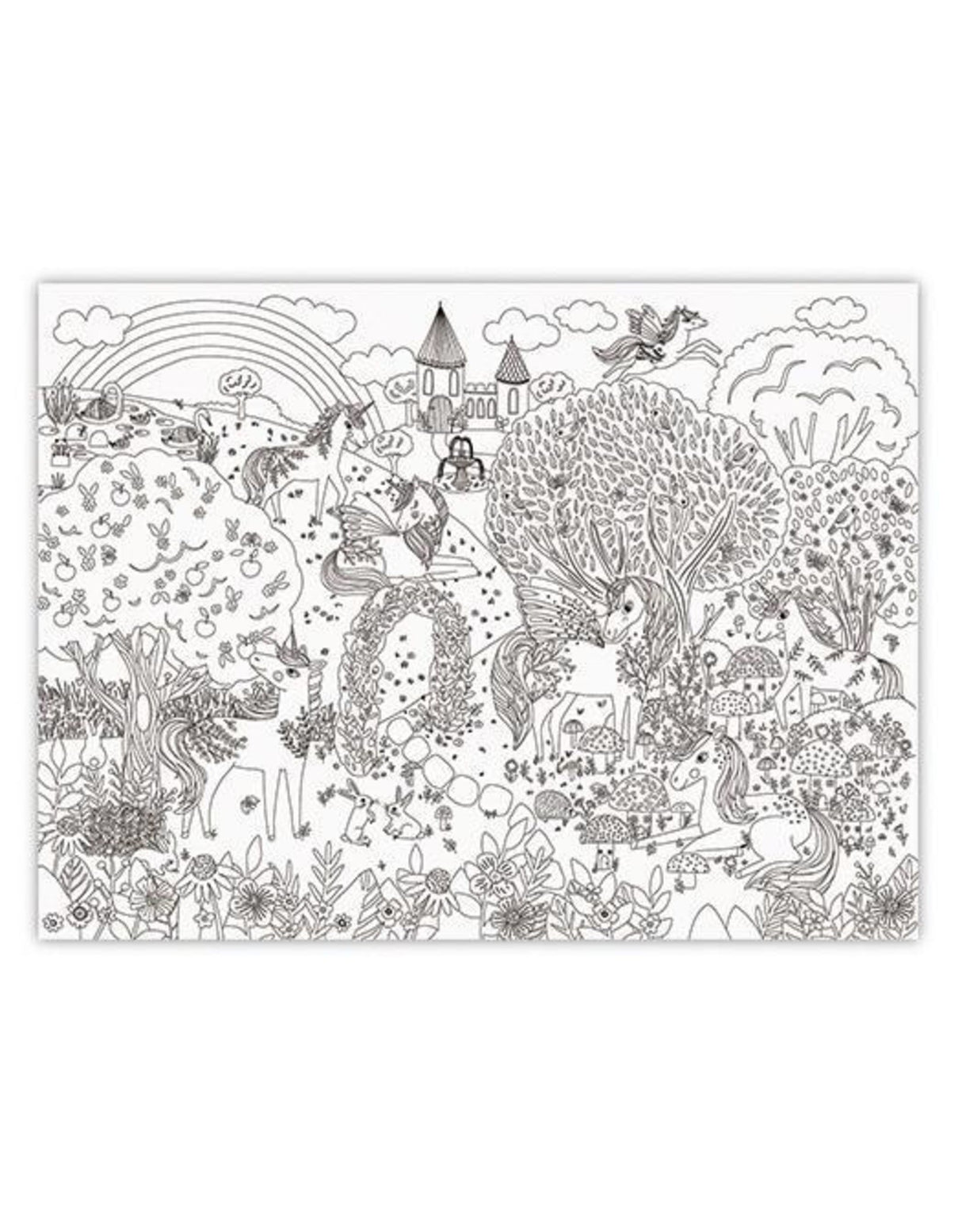 Giant Coloring Poster- Unicorn Magic - Tadpole
