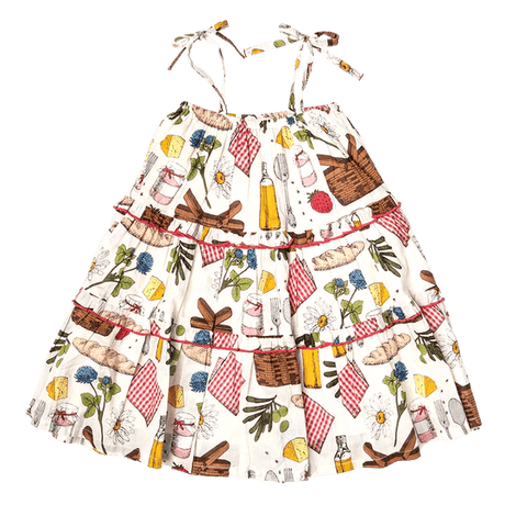 Girls Garden Dress - Parisian Picnic - Tadpole
