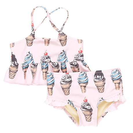 Girls Joy Tankini - Pink Soft Serve - Tadpole
