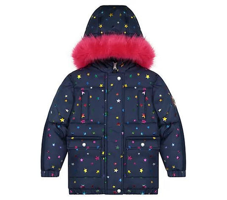 Girls Star Sprinkled Nordic Coat - Tadpole