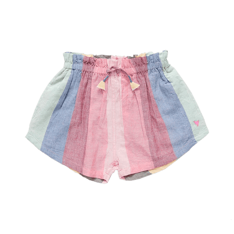 Girls Theodore Short - Multi Wide Stripe - Tadpole