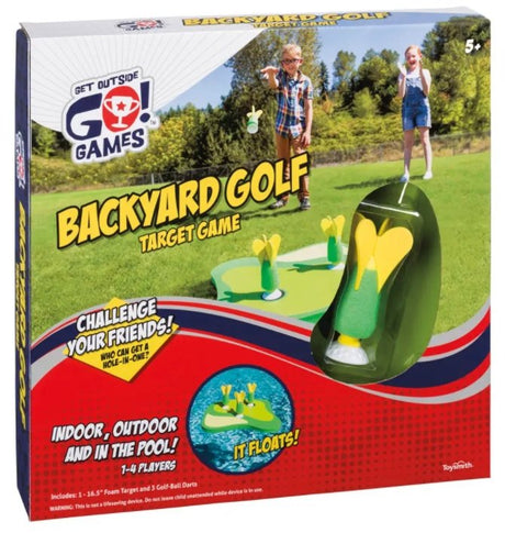 GO! Games Backyard Golf Target Game Indoor/Outdoor-Pool Game - Tadpole