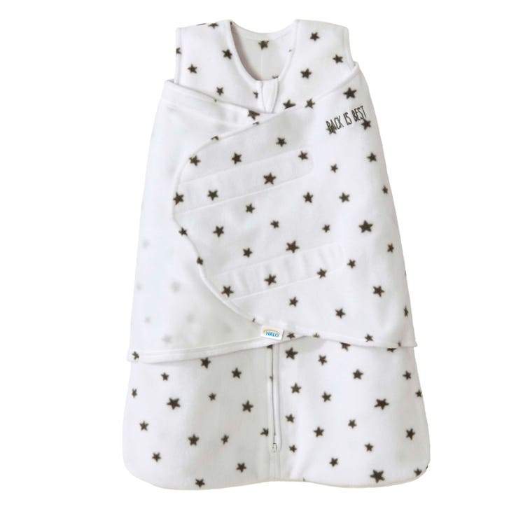 Halo SleepSack Micro- Fleece - Charcoal Stars - Tadpole