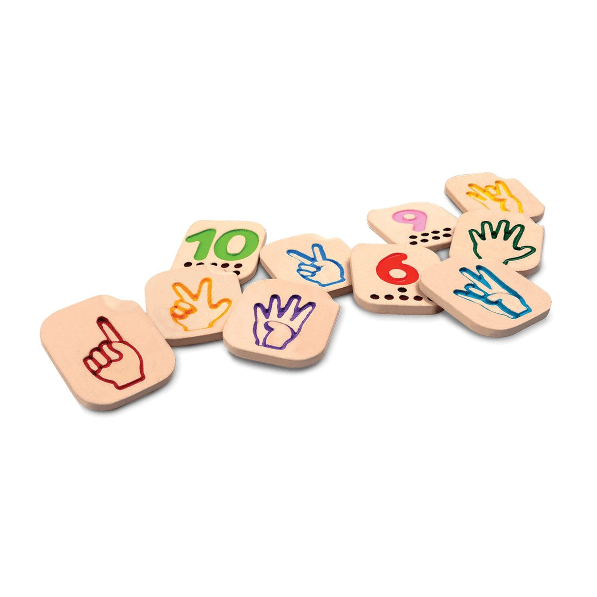 Hand Sign Numbers 1-10 - Tadpole