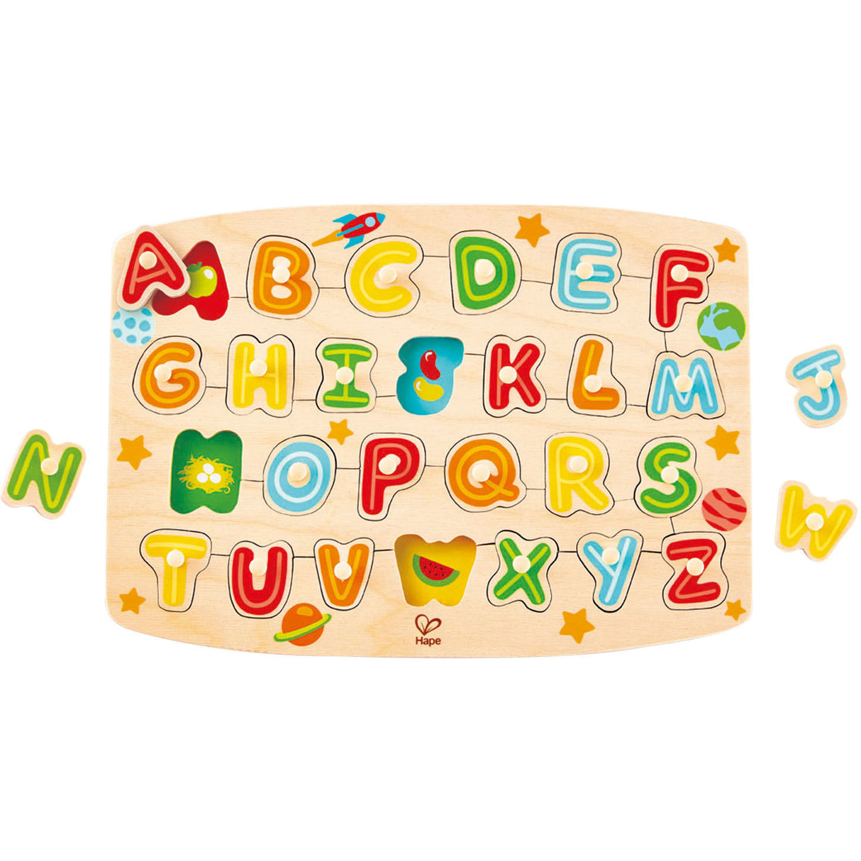 HaPe Alphabet Peg Puzzle - Tadpole