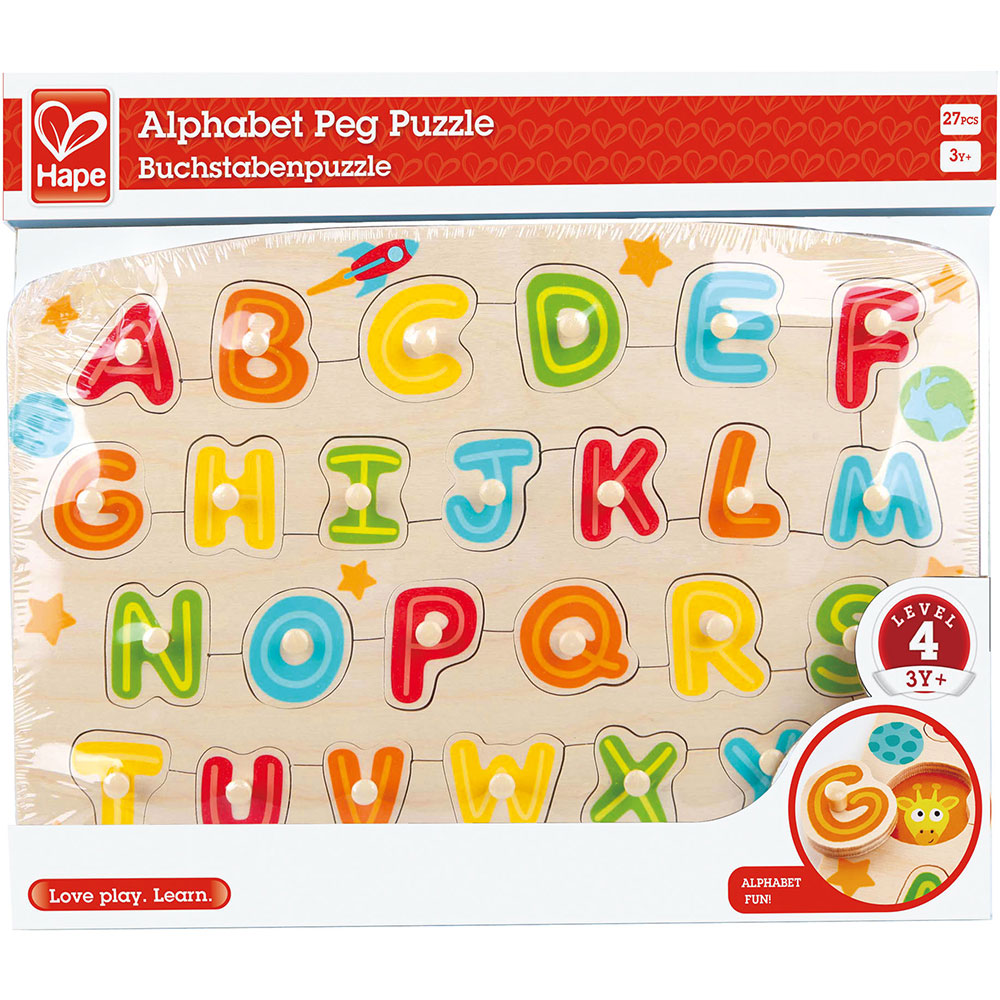 HaPe Alphabet Peg Puzzle - Tadpole