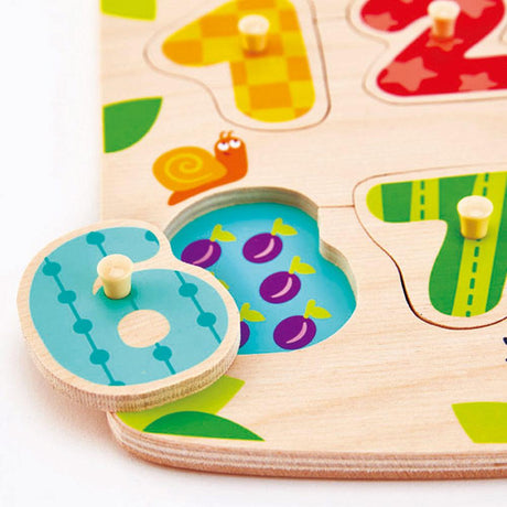 Hape Number Peg Puzzle - Tadpole