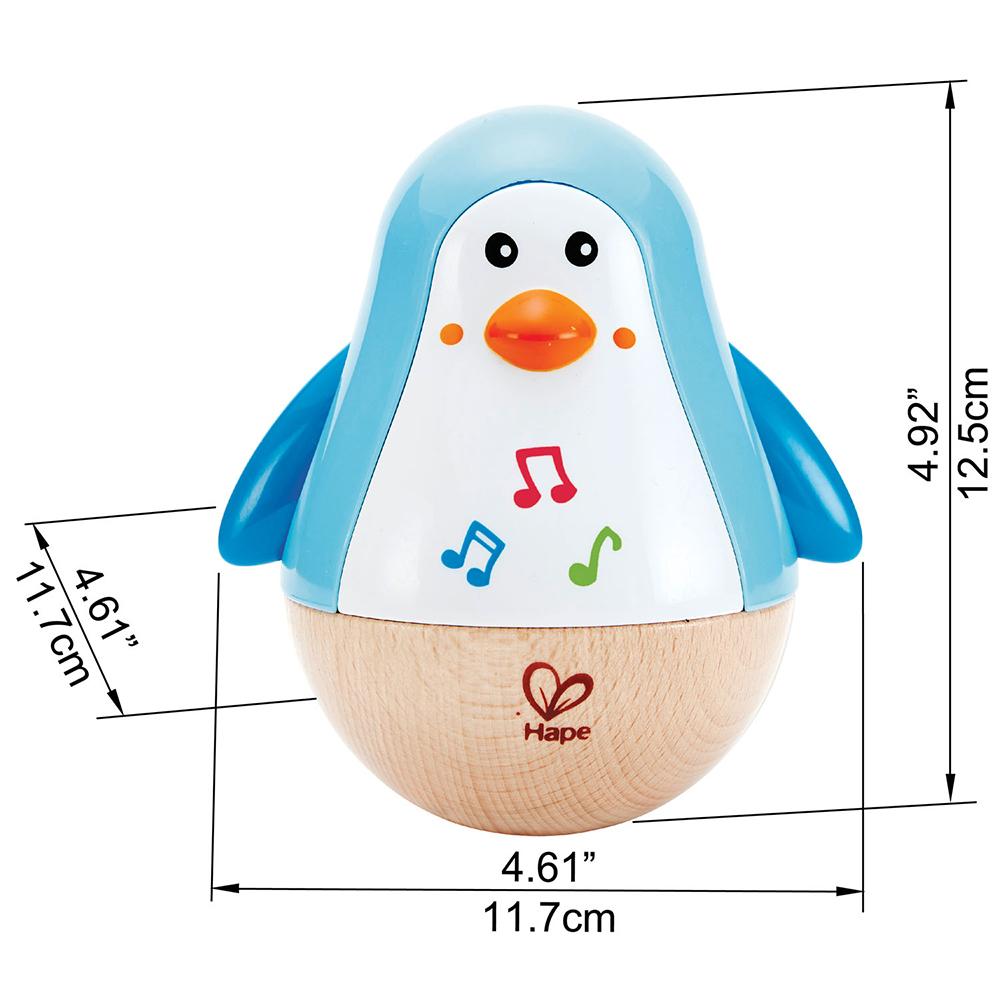 Hape Penguin Musical Wobbler - Tadpole