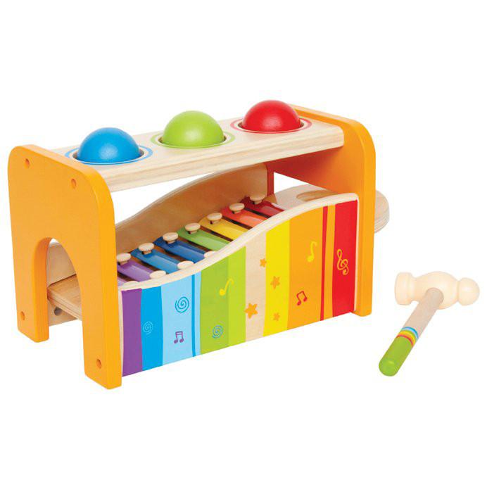Hape Pound & Tap Bench - Tadpole