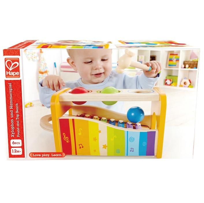 Hape Pound & Tap Bench - Tadpole