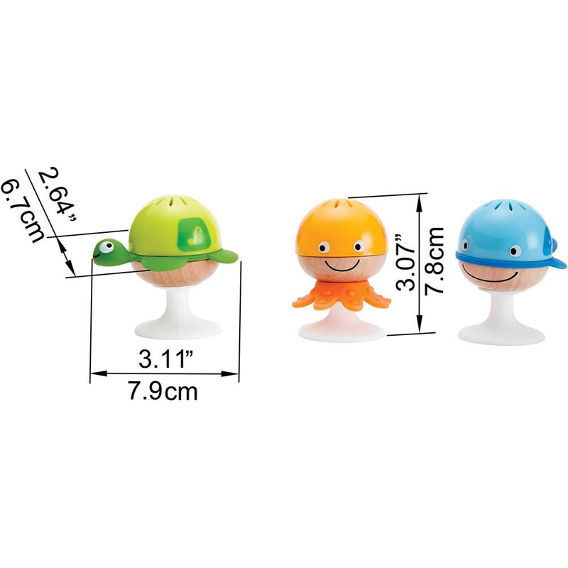 Hape Stay Put Rattle Set - Tadpole