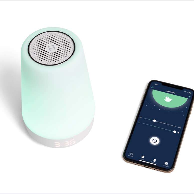 Hatch Rest+ Sound Machine, Night Light, Time-to-Rise & Audio - Tadpole