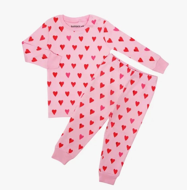 Heart Burst - Valentine's Day Pajama Set - Tadpole