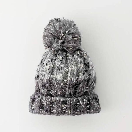 Huggalugs Grey Tweed Beanie Hat - Tadpole