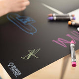 Imagination Starters Chalkboard Plain Placemat - Set of 4 - Tadpole