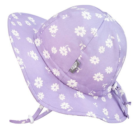 Jan & Jul Grow-With-Me Sun Hat Purple Daisy - Tadpole
