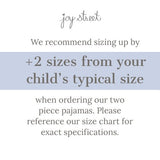 Joy Street Kids Love Children's Pajama Set - Violets are Blue - Tadpole