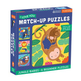 Mudpuppy I Love You Match Up Puzzles - Tadpole