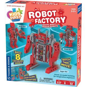 Kids First Robot Factory: Wacky, Misfit, Rogue Robots - Tadpole
