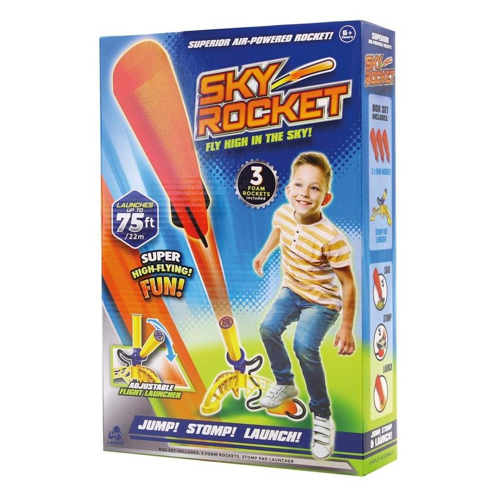 Lanard Sky Rocket, Jump, Stomp, Launch, Air Powered - Tadpole