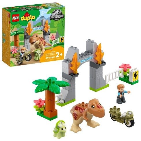 Lego DUPLO T.Rex and Triceratops Dinosaur - Tadpole