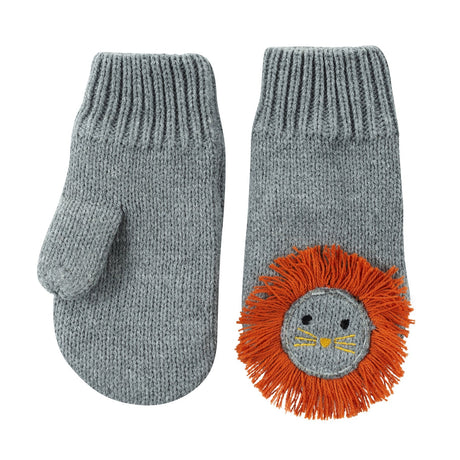 Lion Baby Knit Mitten - Tadpole
