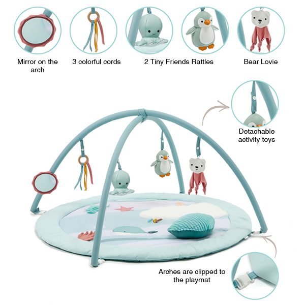 Little Big Friends Playmat with arch - Ocean - Tadpole
