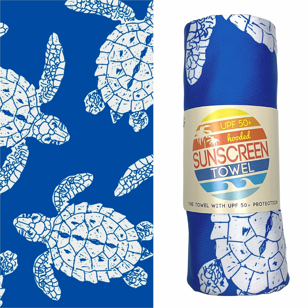 Luv Bug UPF 50+ Sunscreen Towel with Hood - Tadpole