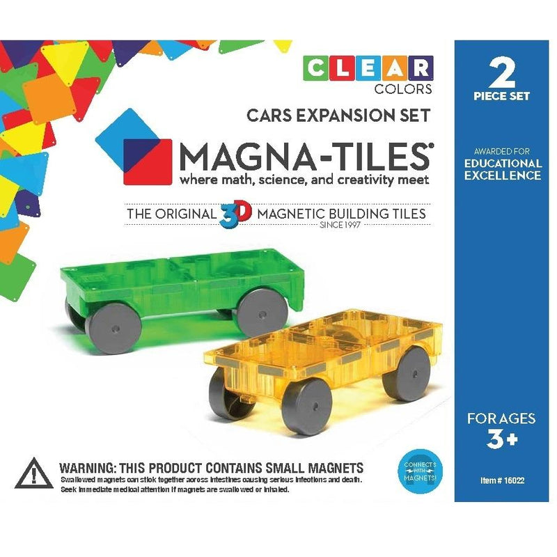 Magna-Tiles Cars 2 Piece Expansion Set - Tadpole