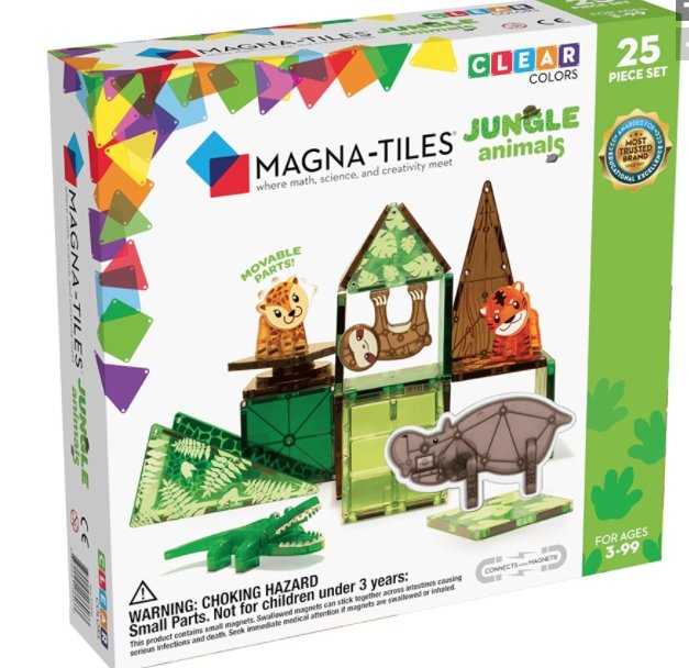 Magna-Tiles® Jungle Animals 25 Piece Set - Tadpole