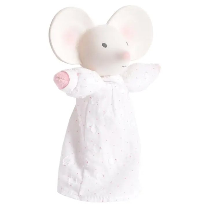 Meiya the Mouse - Soft Squeaker Toy with Rubber Head - Tadpole