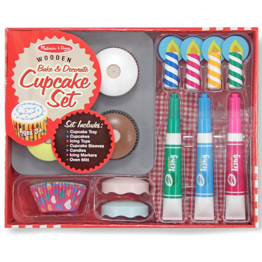 Melissa & Doug Bake & Decorate Cupcake Set - Tadpole