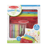Melissa & Doug Created by Me! Stencil Art Activity Kit - Tadpole