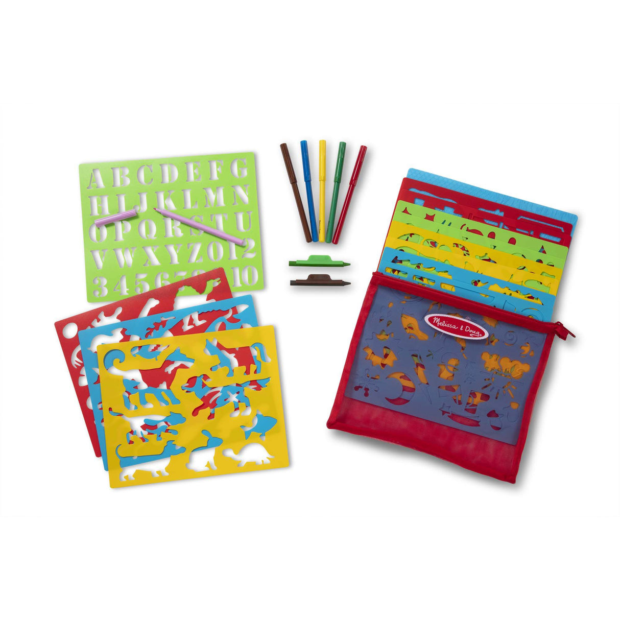 Melissa & Doug Created by Me! Stencil Art Activity Kit - Tadpole