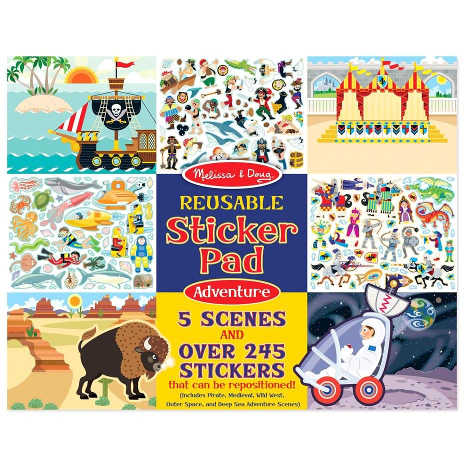 Melissa & Doug Reusable Sticker Pad Adventure