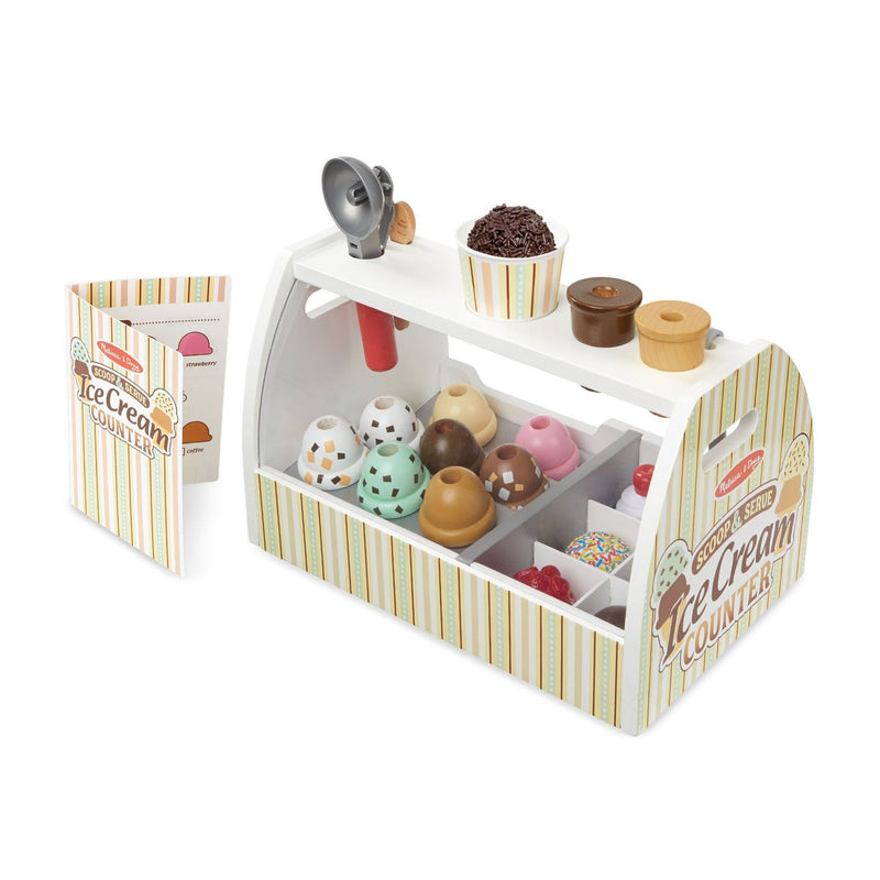 Melissa & Doug Scoop & Serve Ice Cream Counter - Tadpole