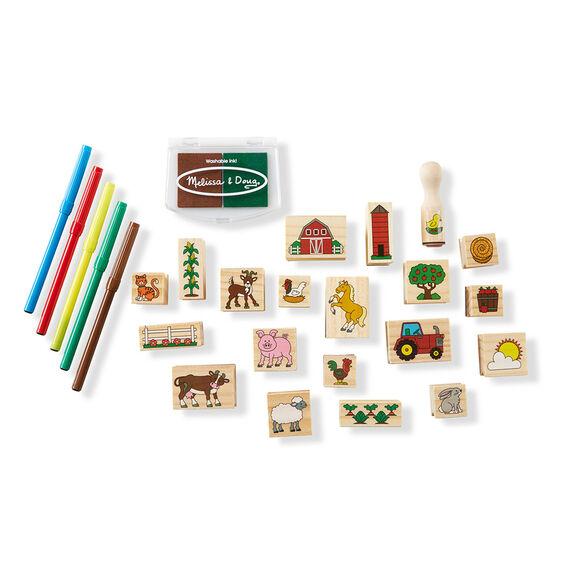 Melissa & Doug Stamp-a-Scene Farm - Tadpole