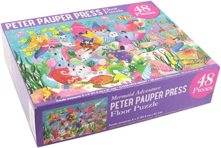 Mermaid Adventure Kids' Floor Puzzle - Tadpole