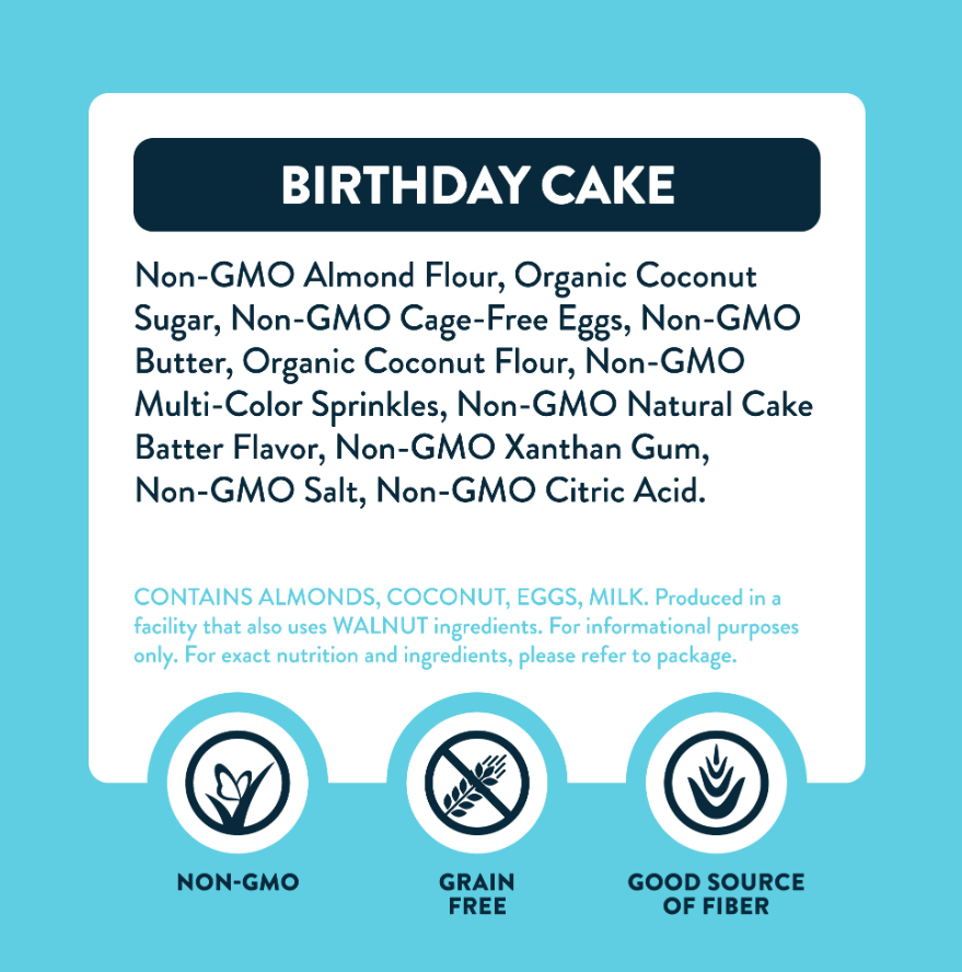 Mini Cookies, Birthday Cake 4.4 oz - Tadpole
