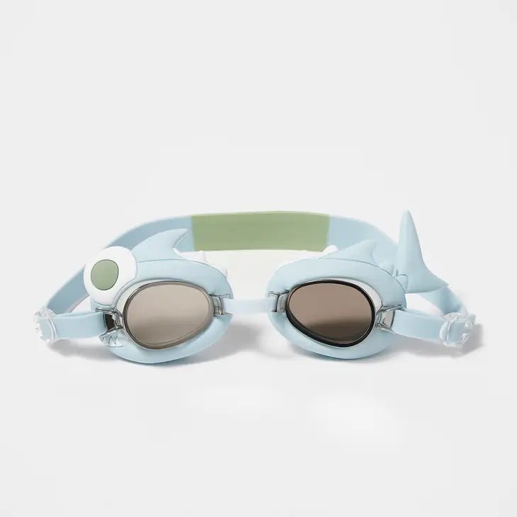 Mini Swim Goggles Shark Tribe Khaki - Tadpole