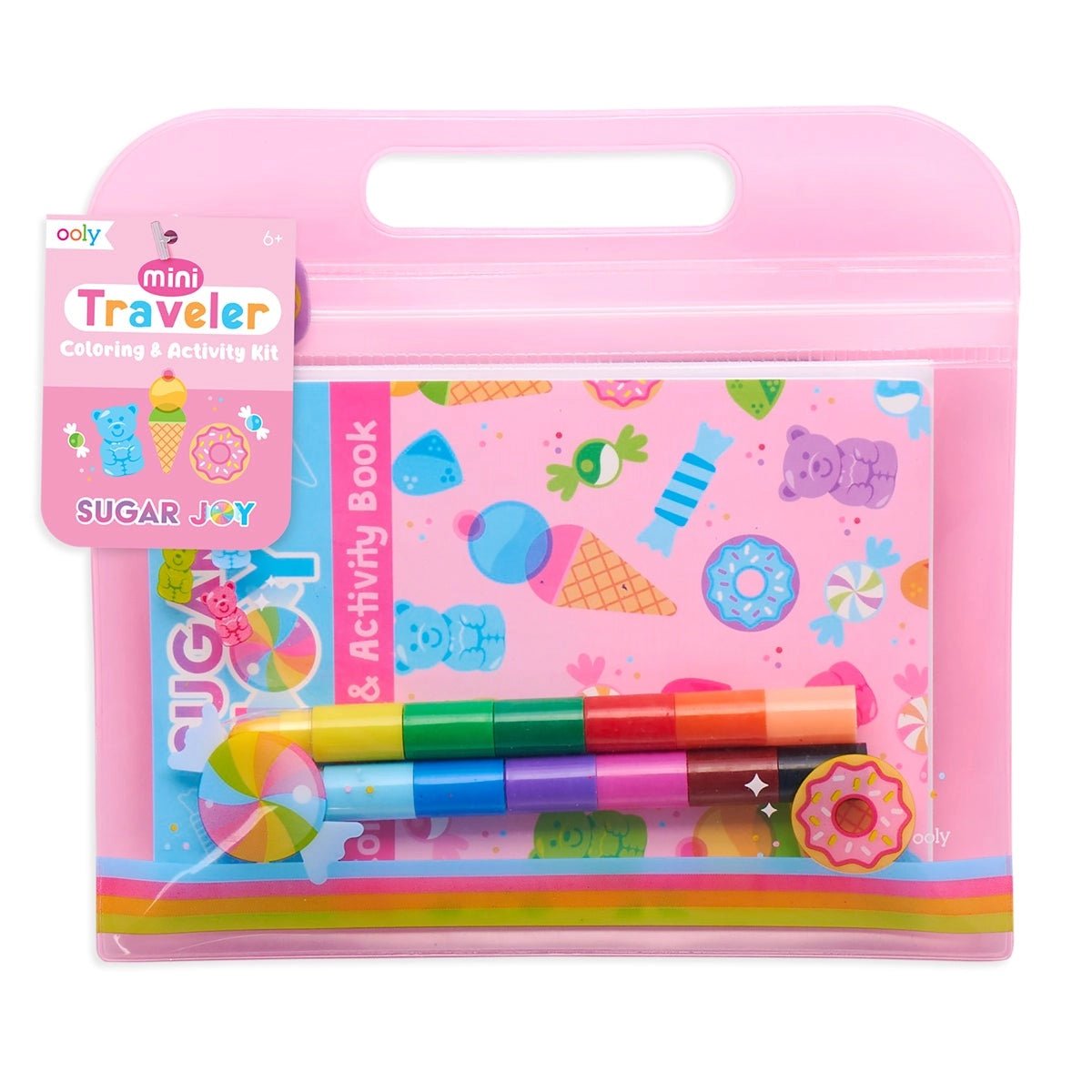 Mini Traveler Coloring & Activity Kit - Sugar Joy - Tadpole